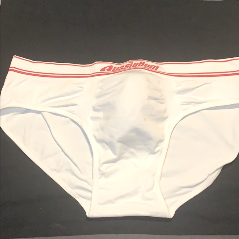 White Aussiebum enhancing brief, L